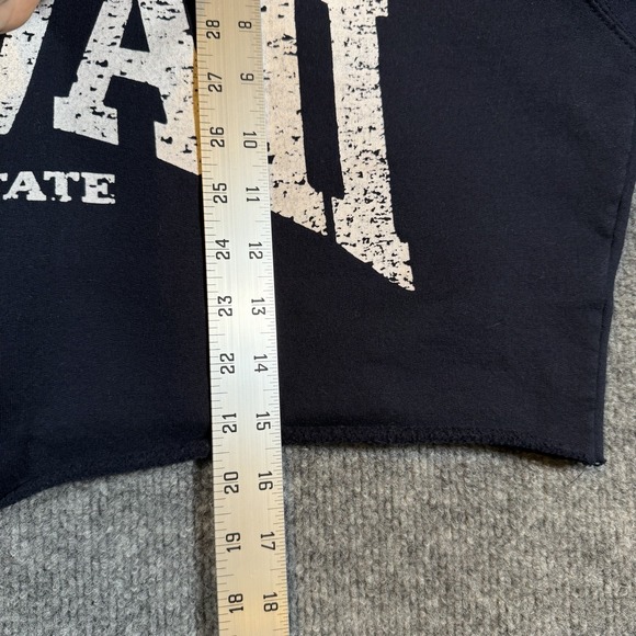 RR Hawaii Resort Cropped Hoodie Sweatshirt Full Zip Womens XL Navy - Picture 8 of 10